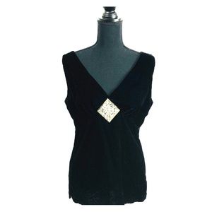 White House Black Market  Crushed Velvet Tank